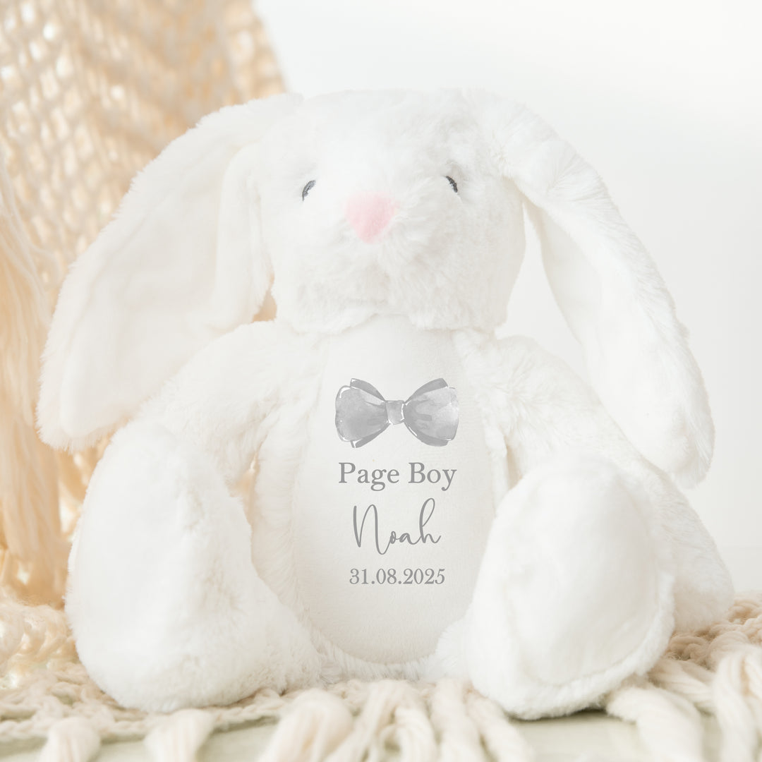 Personalised Page Boy Teddy/Bunny