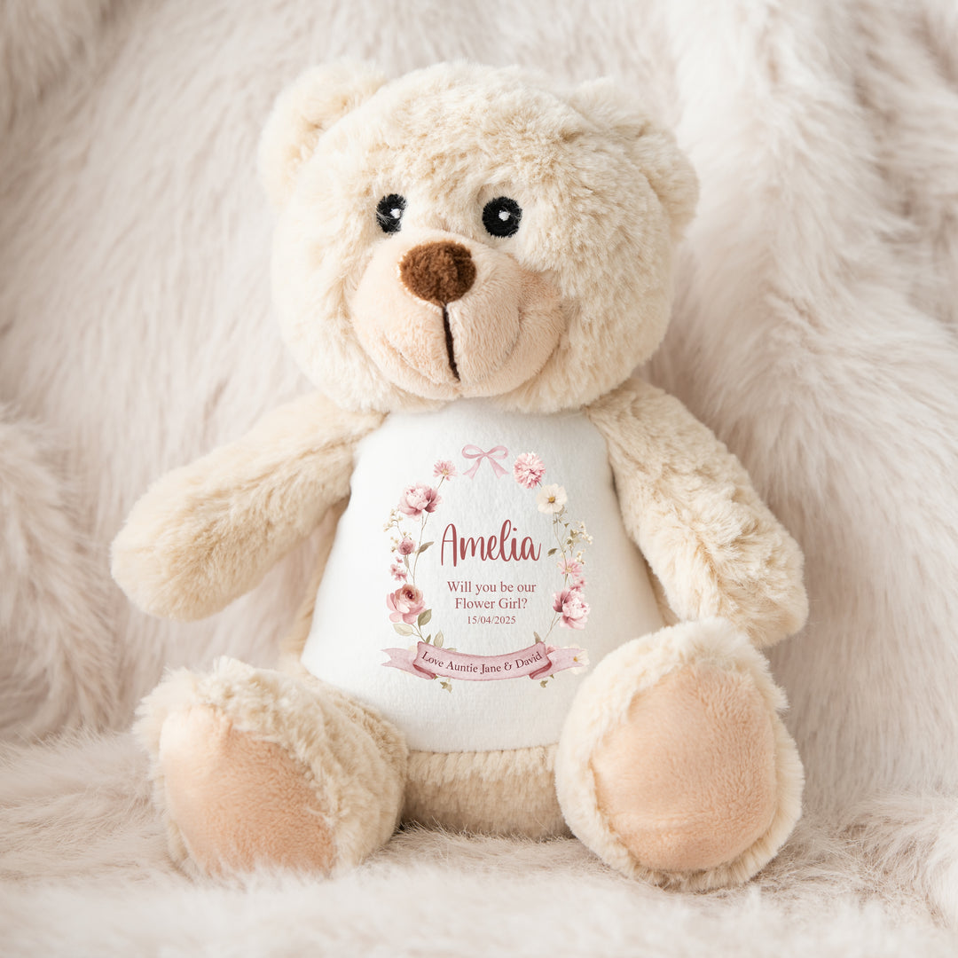 Personalised Flower Girl Teddy/Bunny