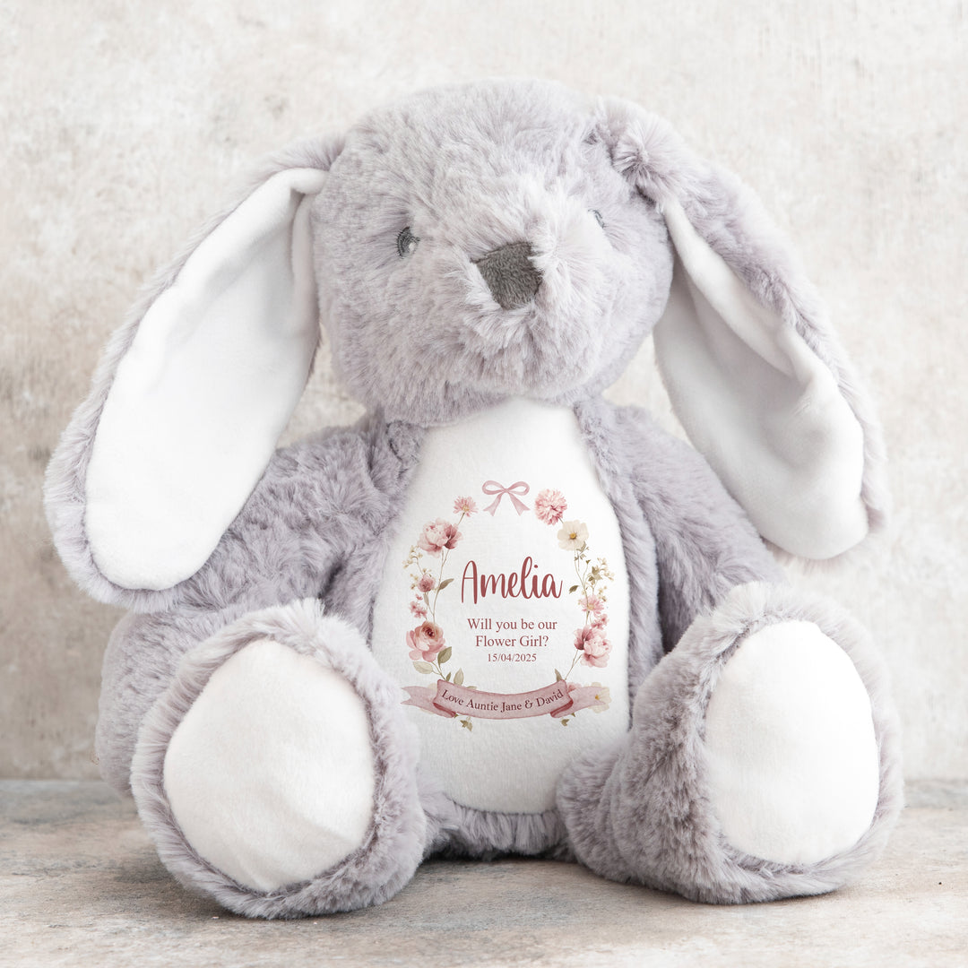 Personalised Flower Girl Teddy/Bunny