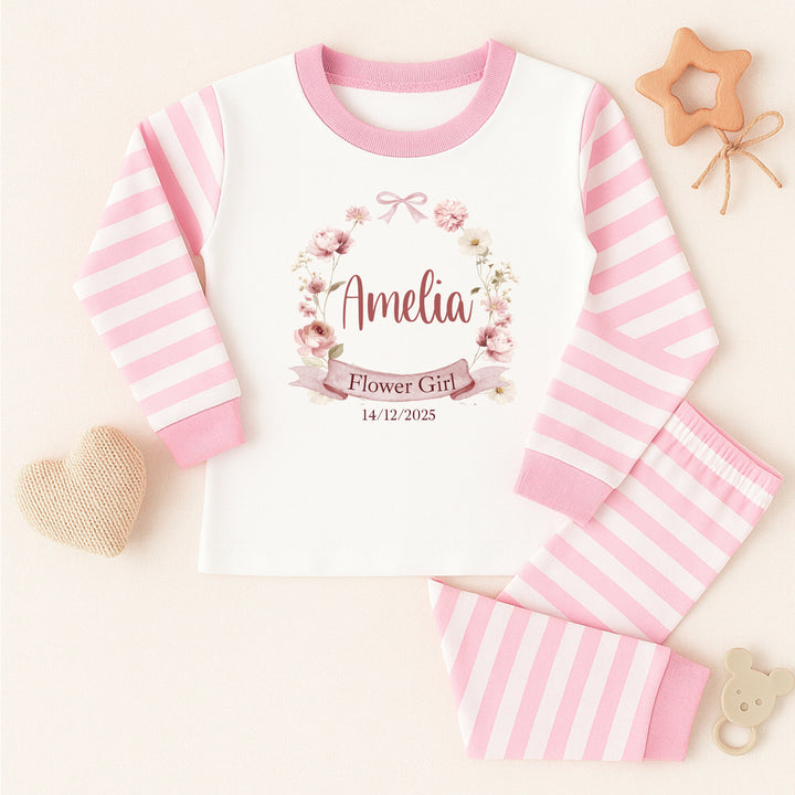 Personalised Flower Girl Pyjamas