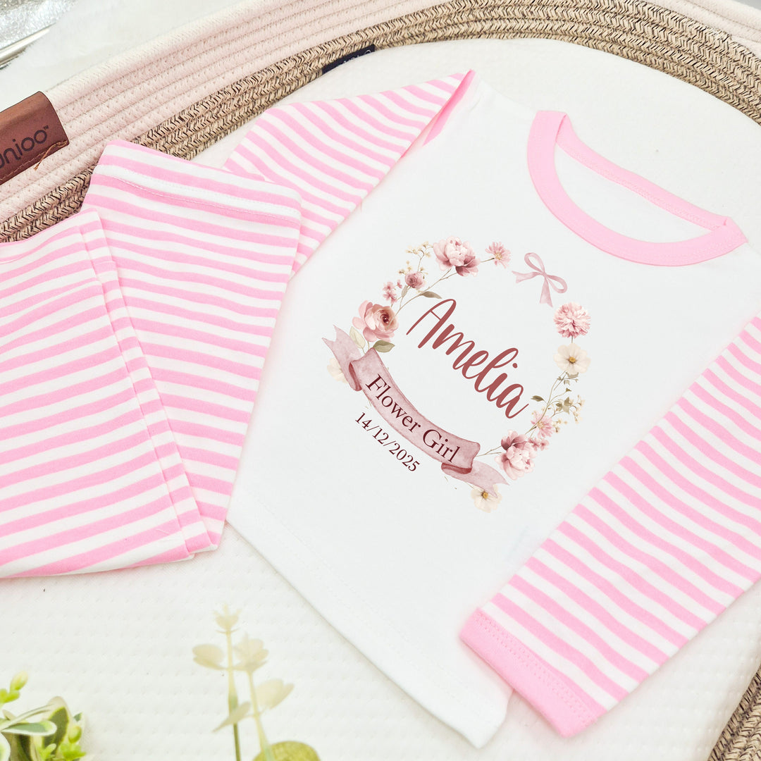 Personalised Flower Girl Pyjamas