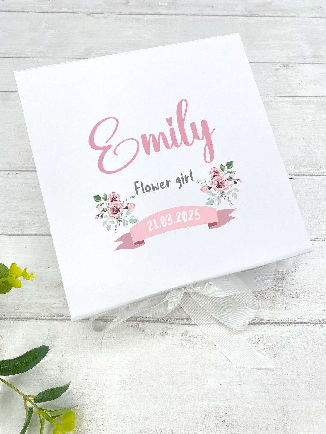 Personalised Flower Girl Gift Box