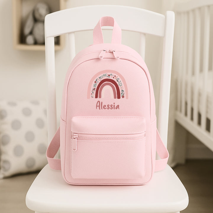 Personalised Toddler Rainbow Backpack