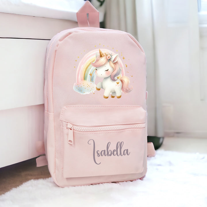 Personalised Toddler Unicorn Backpack
