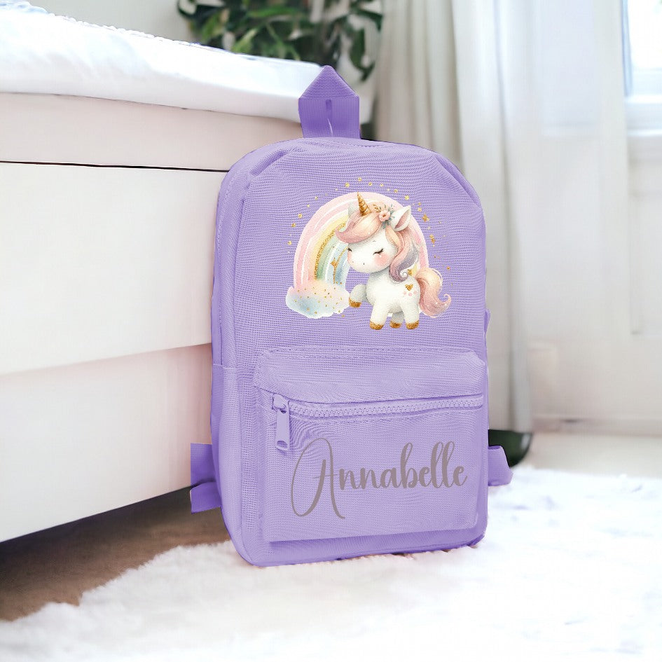 Personalised Toddler Unicorn Backpack