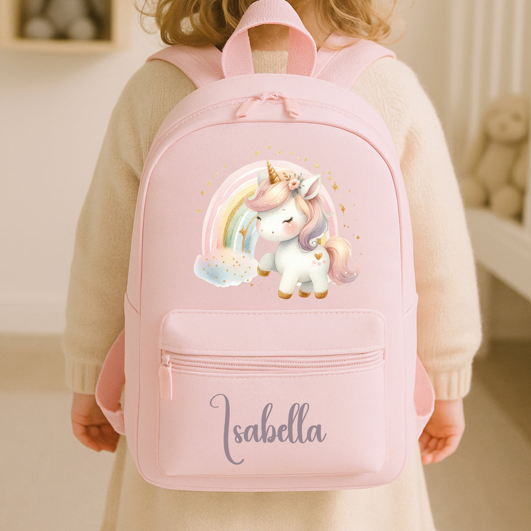 Personalised Toddler Unicorn Backpack