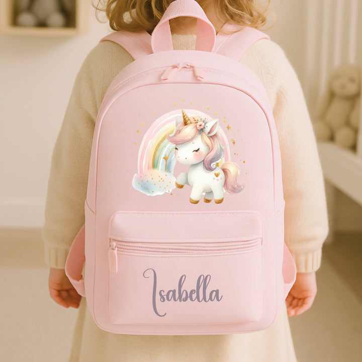 Personalised Toddler Unicorn Backpack