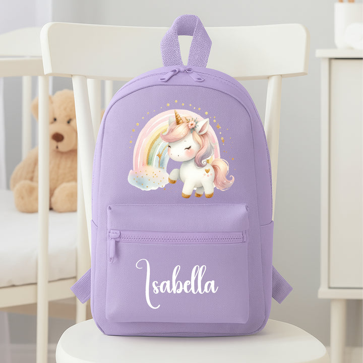 Personalised Toddler Unicorn Backpack