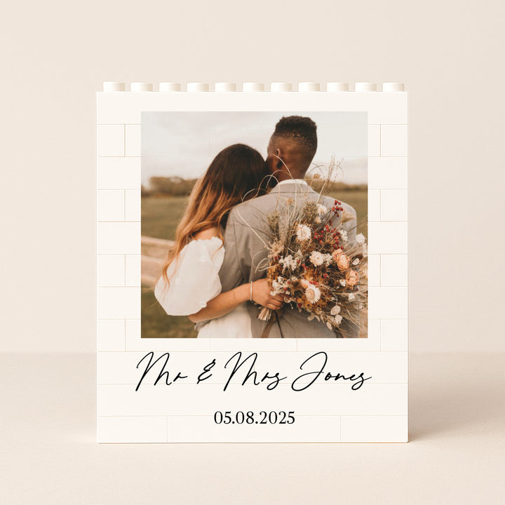 Wedding Date Photo Building Blocks