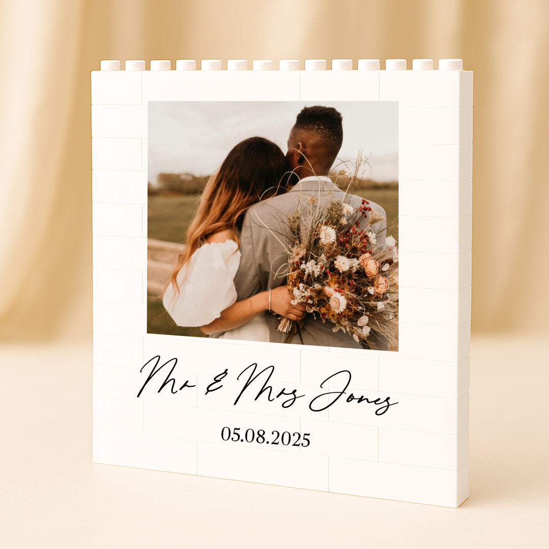 Wedding Date Photo Building Blocks