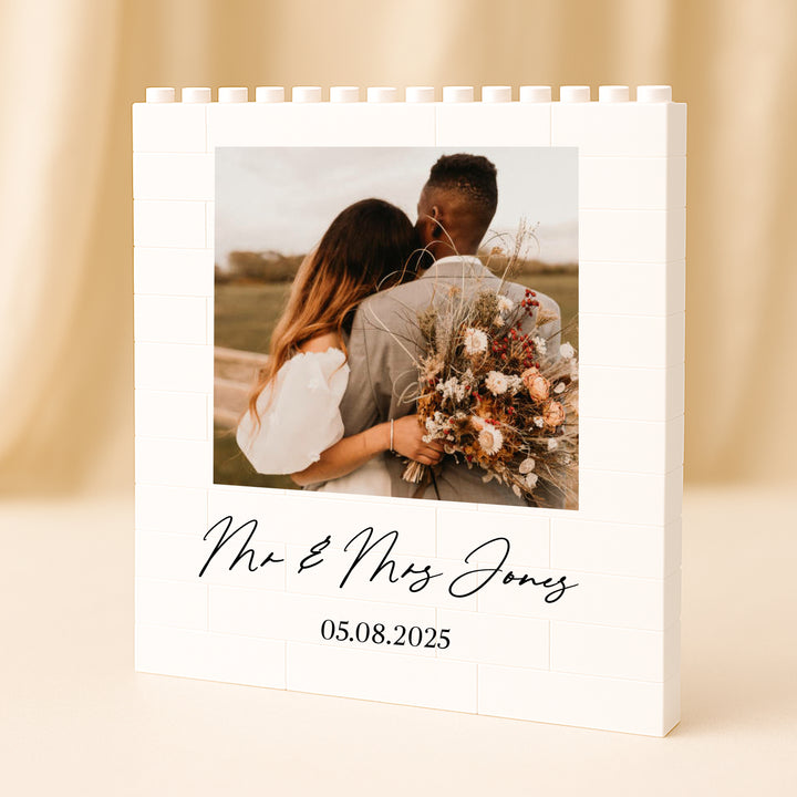 Wedding Date Photo Building Blocks