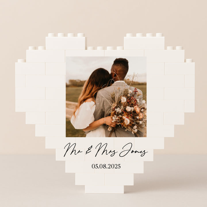 Wedding Date Photo Building Blocks