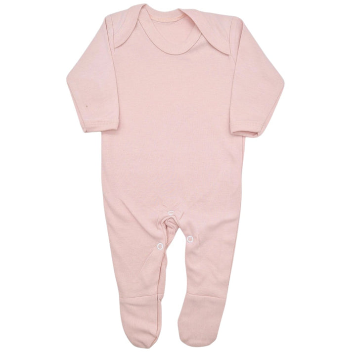 Plain Pink Babygrow Romper