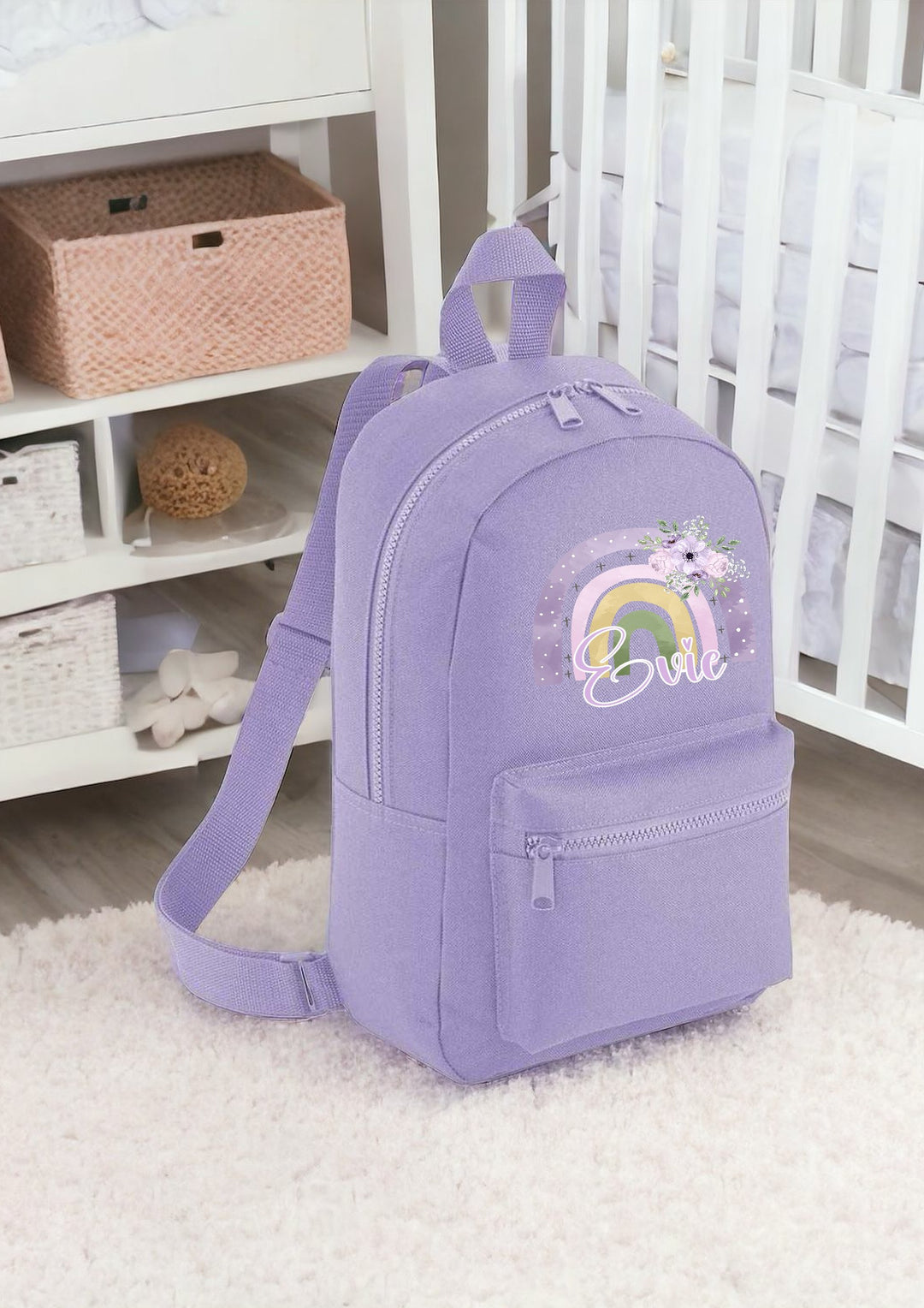 Personalised Toddler Rainbow Backpack