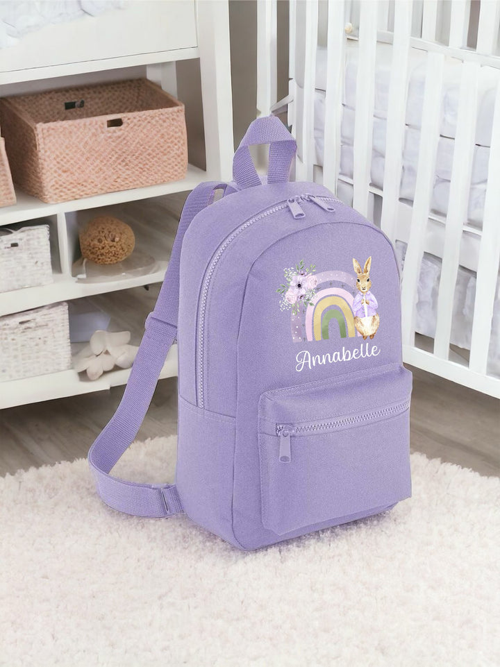 Personalised Toddler Rainbow Backpack