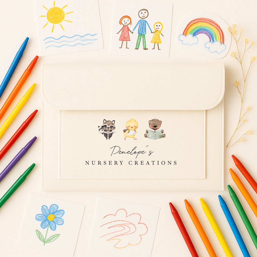 Personalised School Art Work Folder