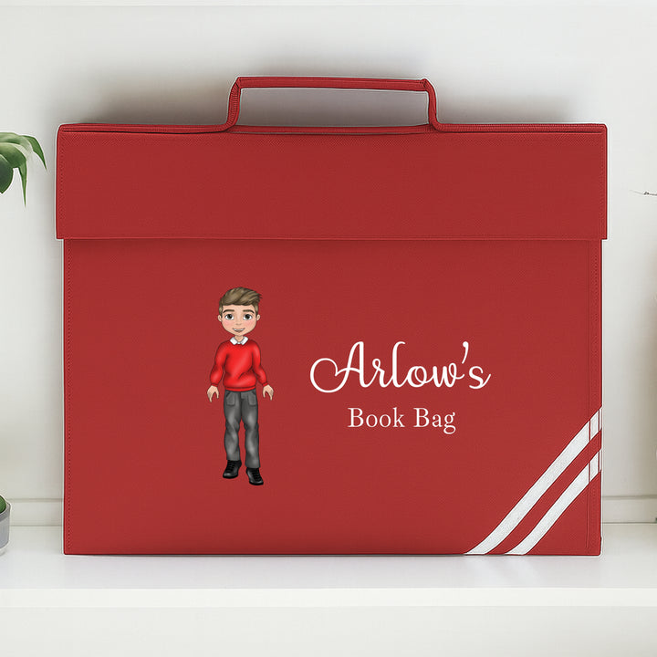 Personalised School Book Bag Folder