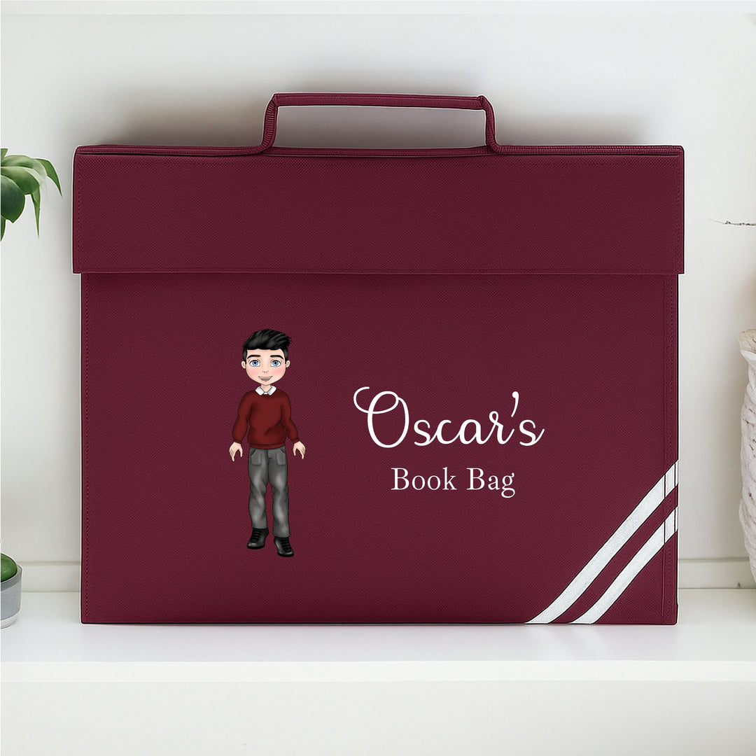 Personalised School Book Bag Folder