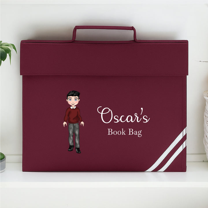 Personalised School Book Bag Folder