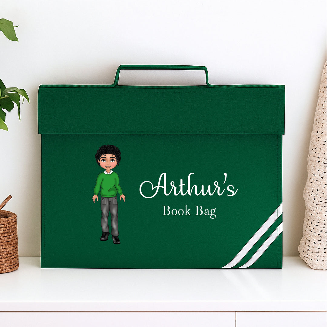 Personalised School Book Bag Folder