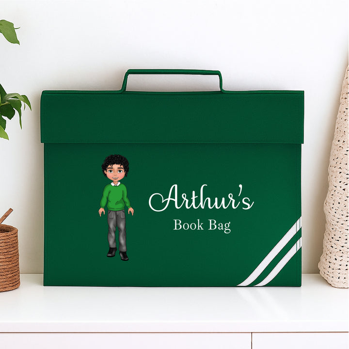 Personalised School Book Bag Folder