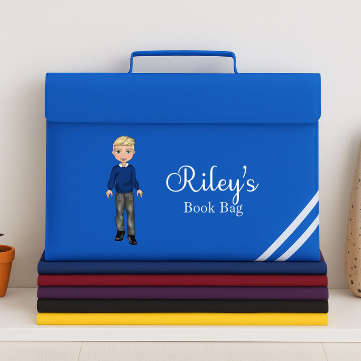 Personalised School Book Bag Folder