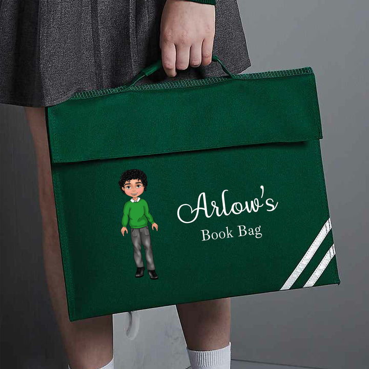 Personalised School Book Bag Folder