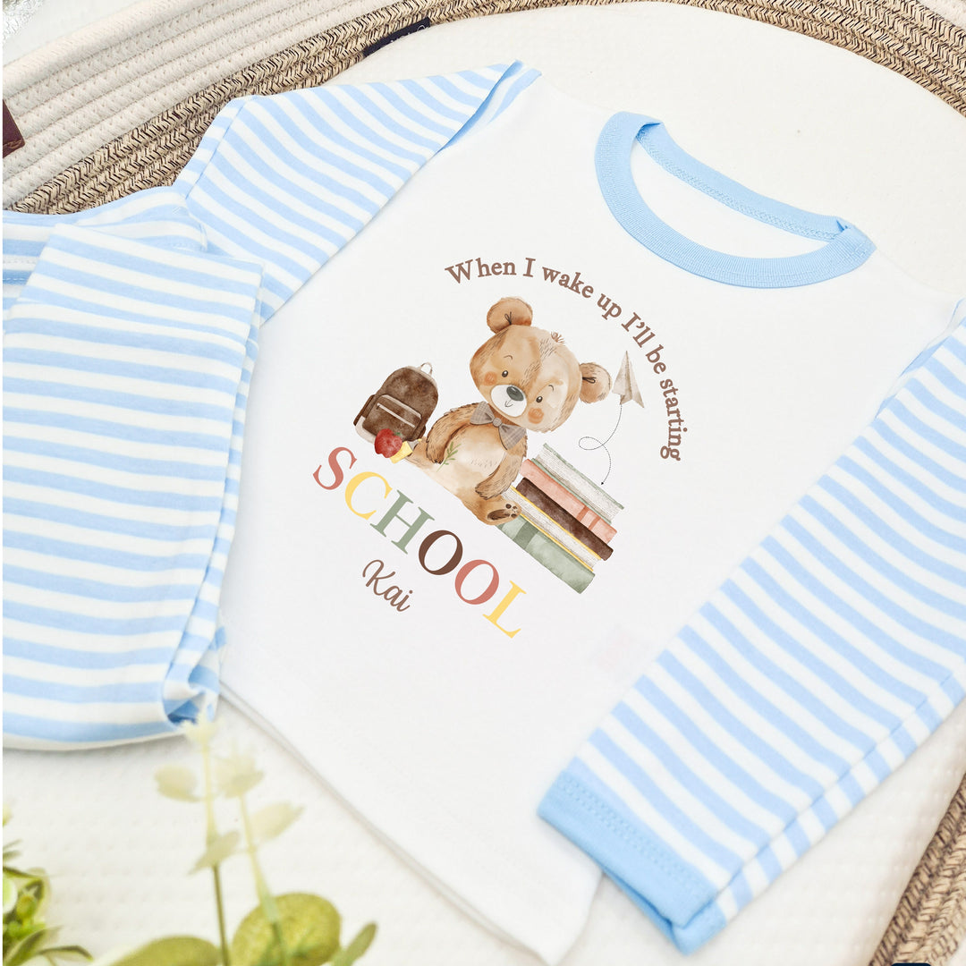 Personalised First Day Of School Pyjamas
