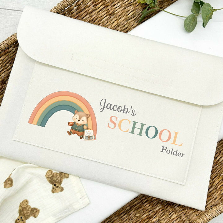 Personalised School Art Work Folder