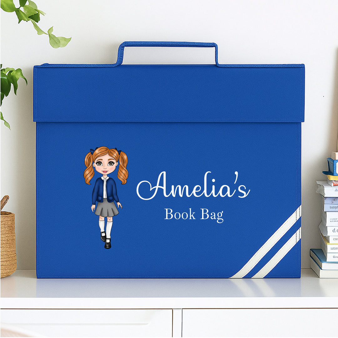 Personalised School Book Bag Folder