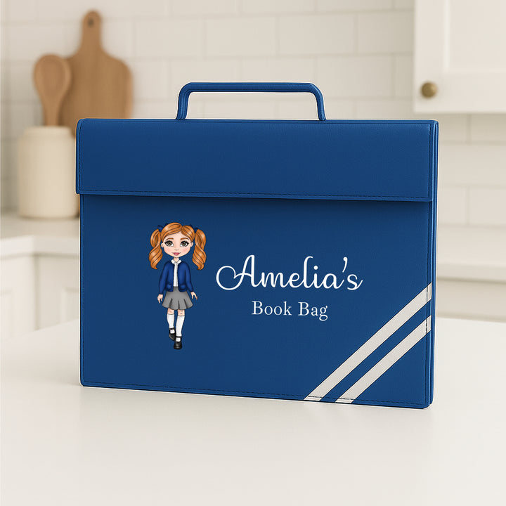 Personalised School Book Bag Folder