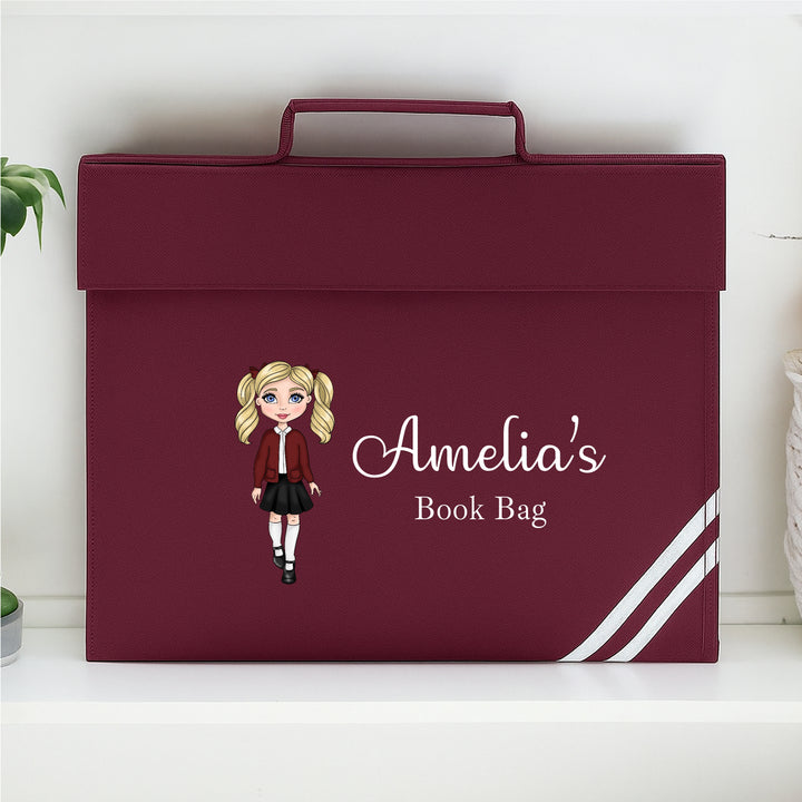 Personalised School Book Bag Folder