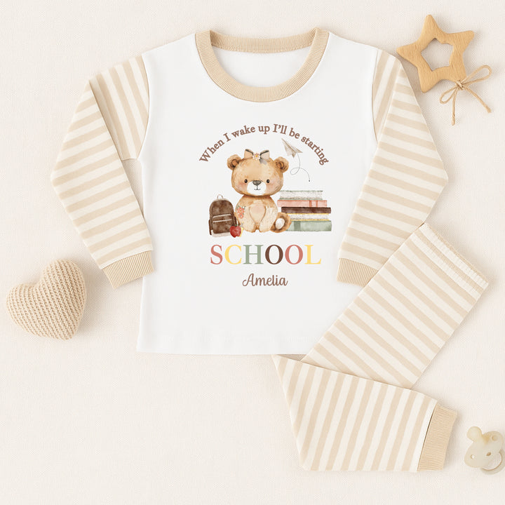 Personalised First Day Of School Pyjamas