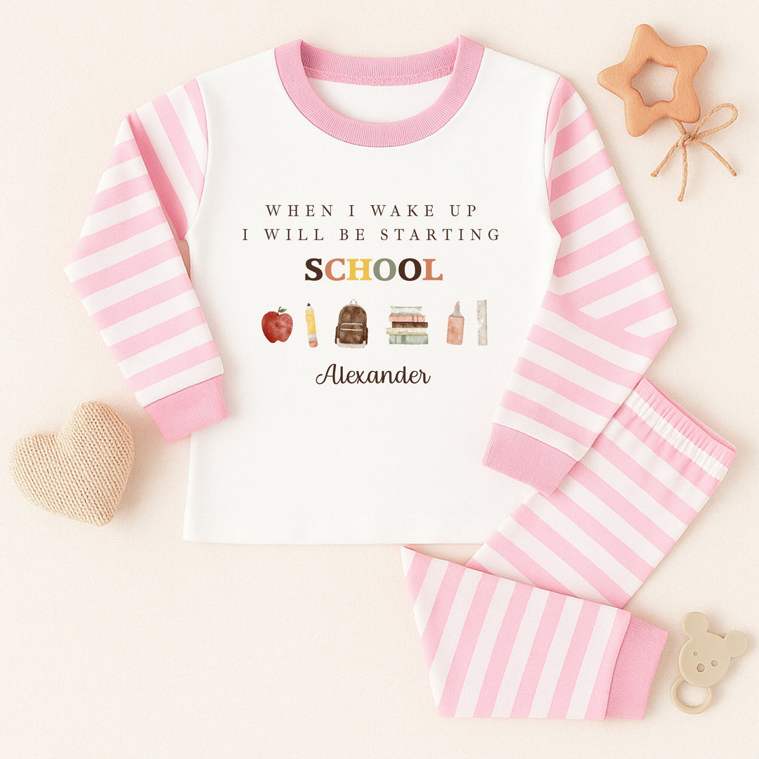 Personalised First Day Of School Pyjamas