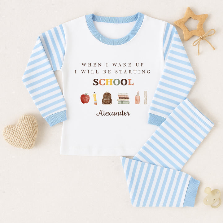 Personalised First Day Of School Pyjamas