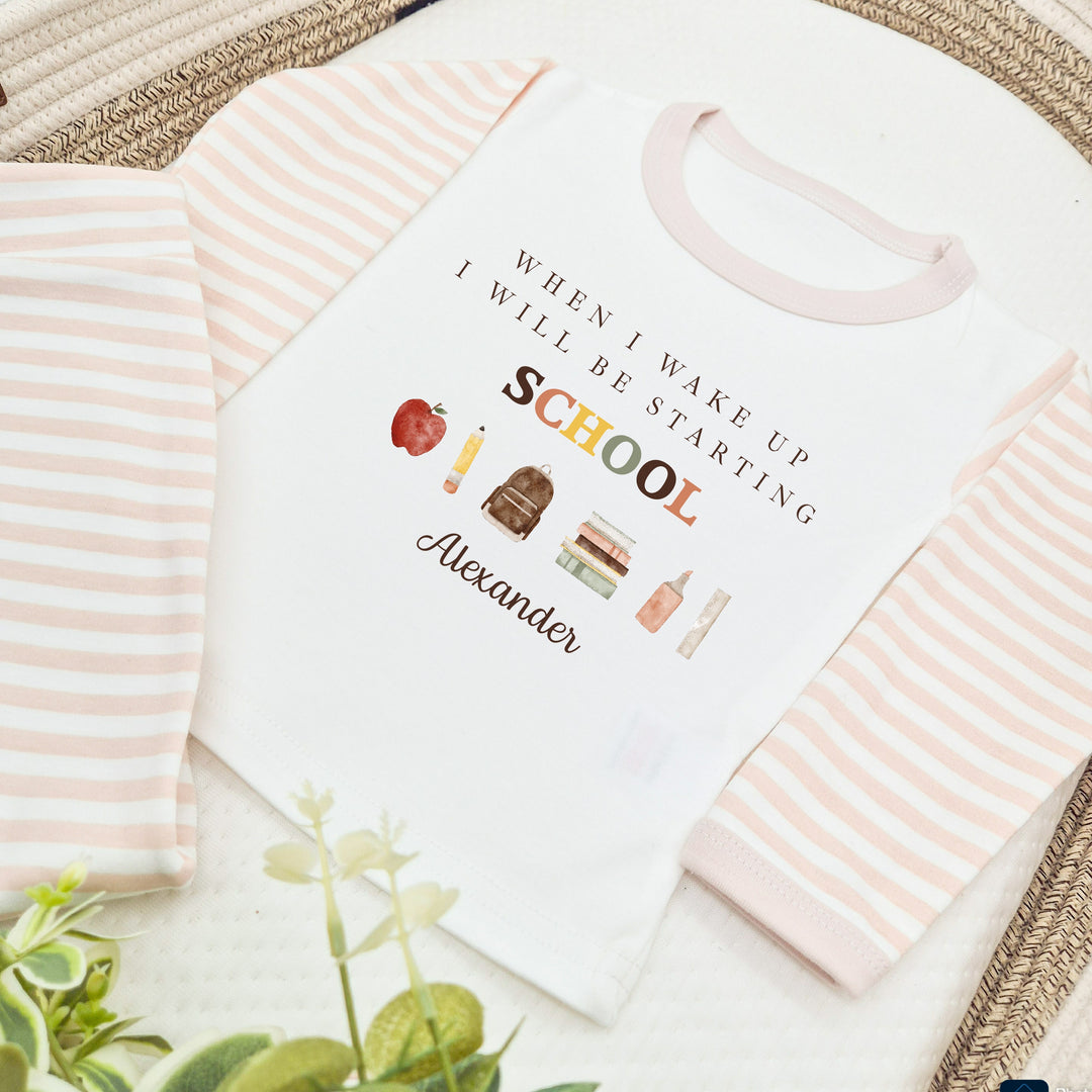 Personalised First Day Of School Pyjamas