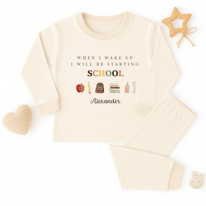 Personalised First Day Of School Pyjamas