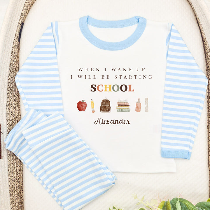 Personalised First Day Of School Pyjamas