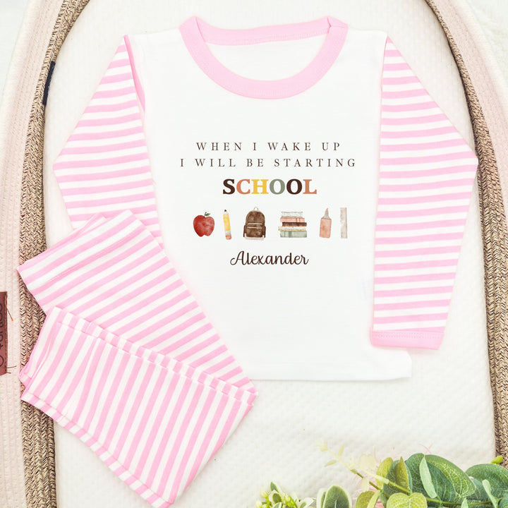 Personalised First Day Of School Pyjamas