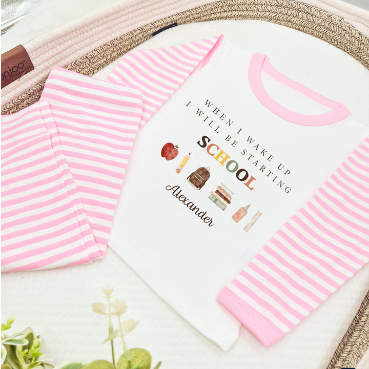 Personalised First Day Of School Pyjamas