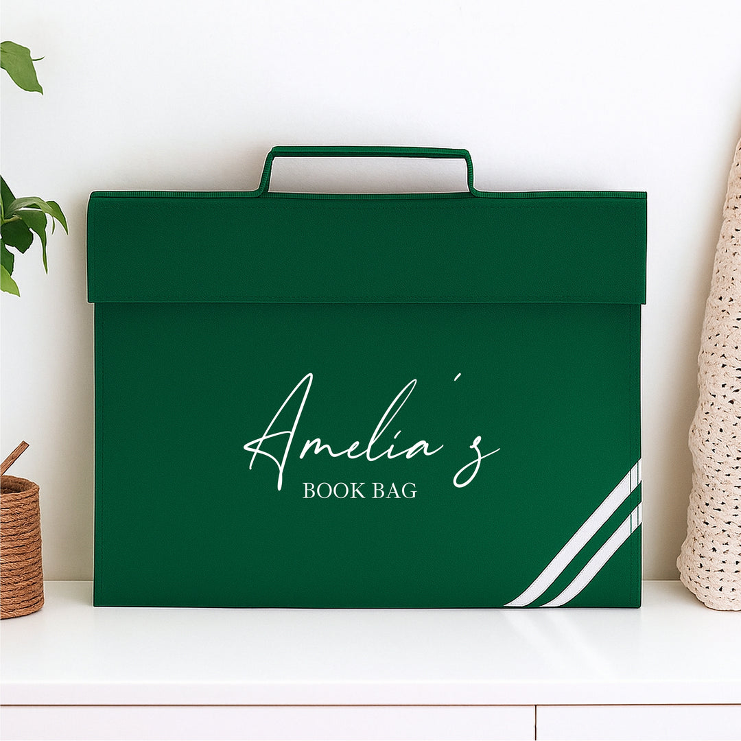 Personalised School Book Bag Folder