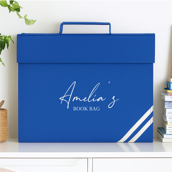 Personalised School Book Bag Folder