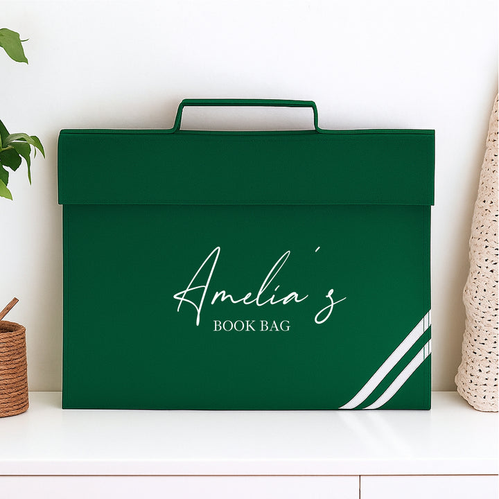 Personalised School Book Bag Folder