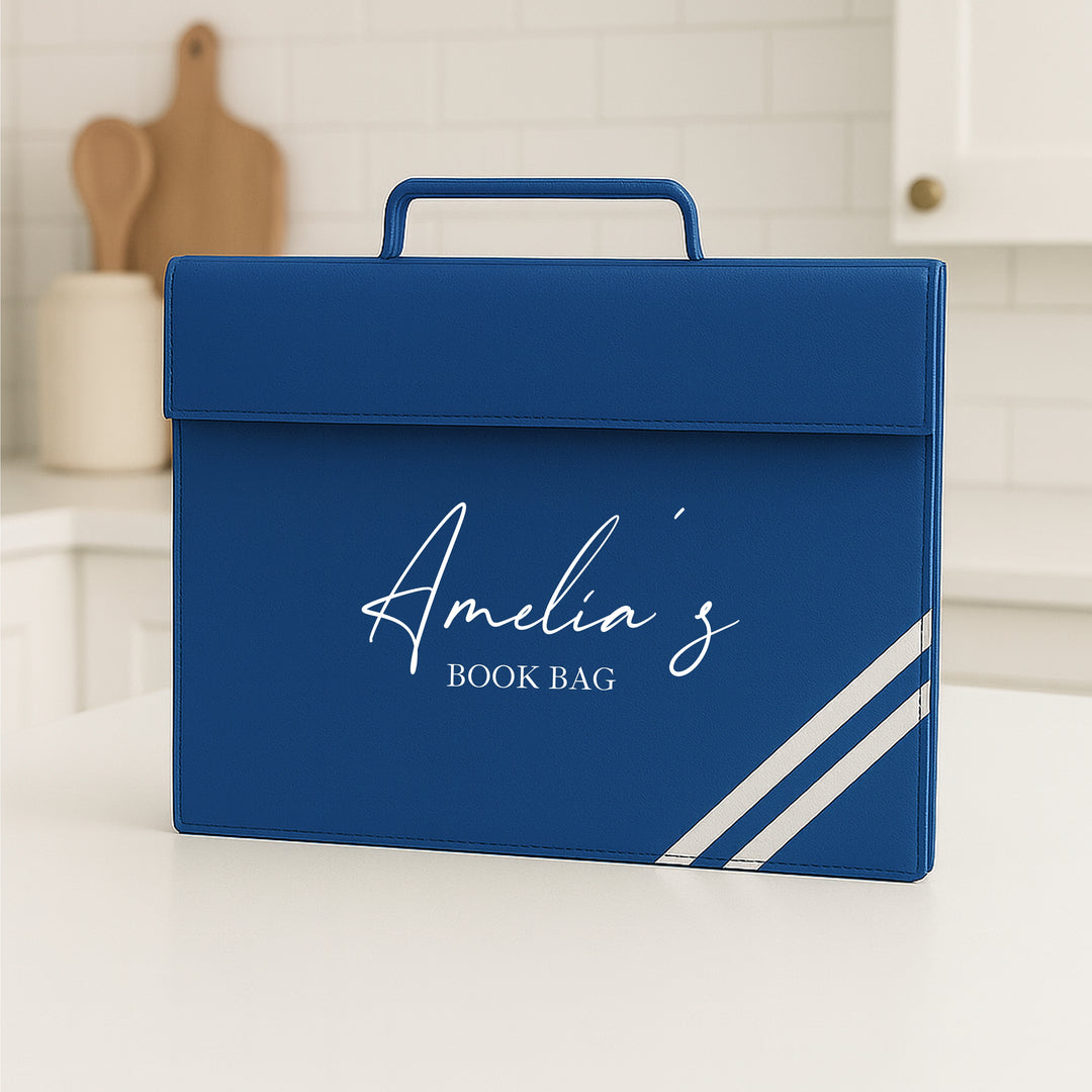 Personalised School Book Bag Folder