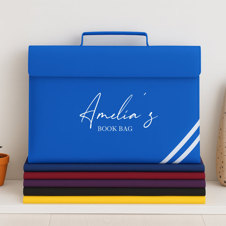 Personalised School Book Bag Folder