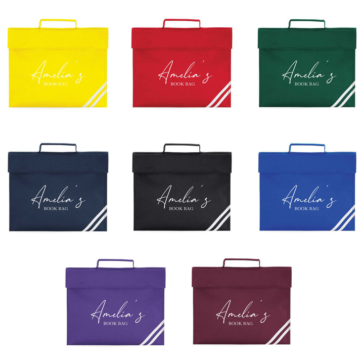 Personalised School Book Bag Folder