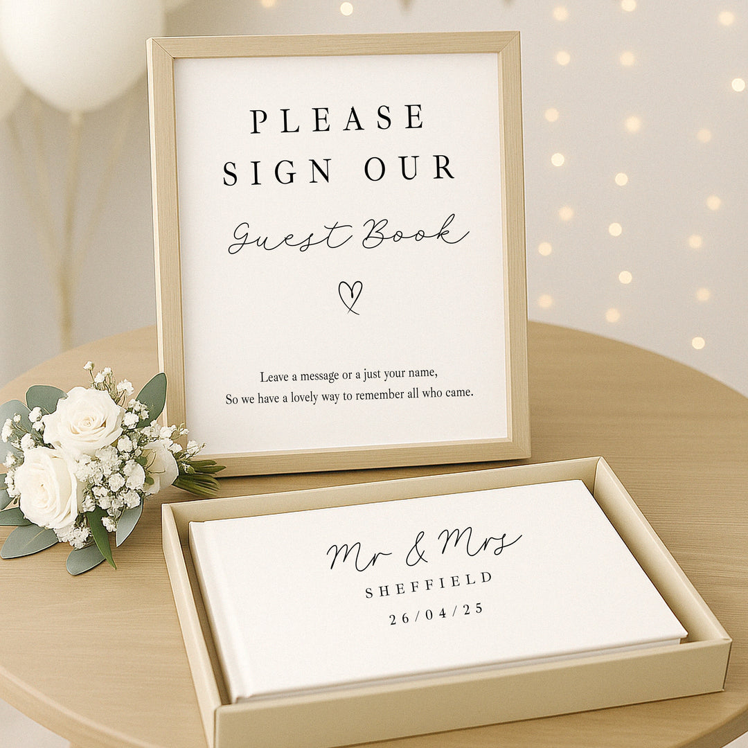 Personalised Wedding Guest Book