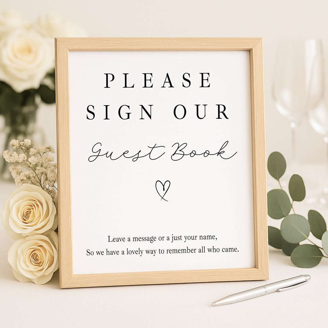 Personalised Wedding Guest Book
