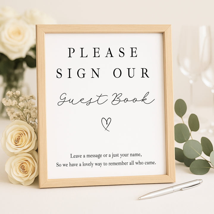 Personalised Wedding Guest Book
