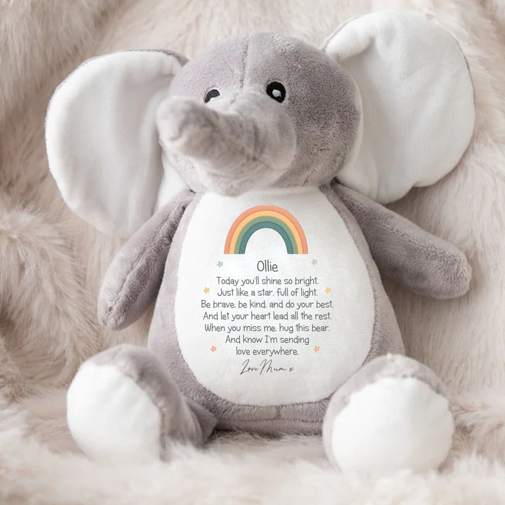 Personalised First Day Of School Teddy